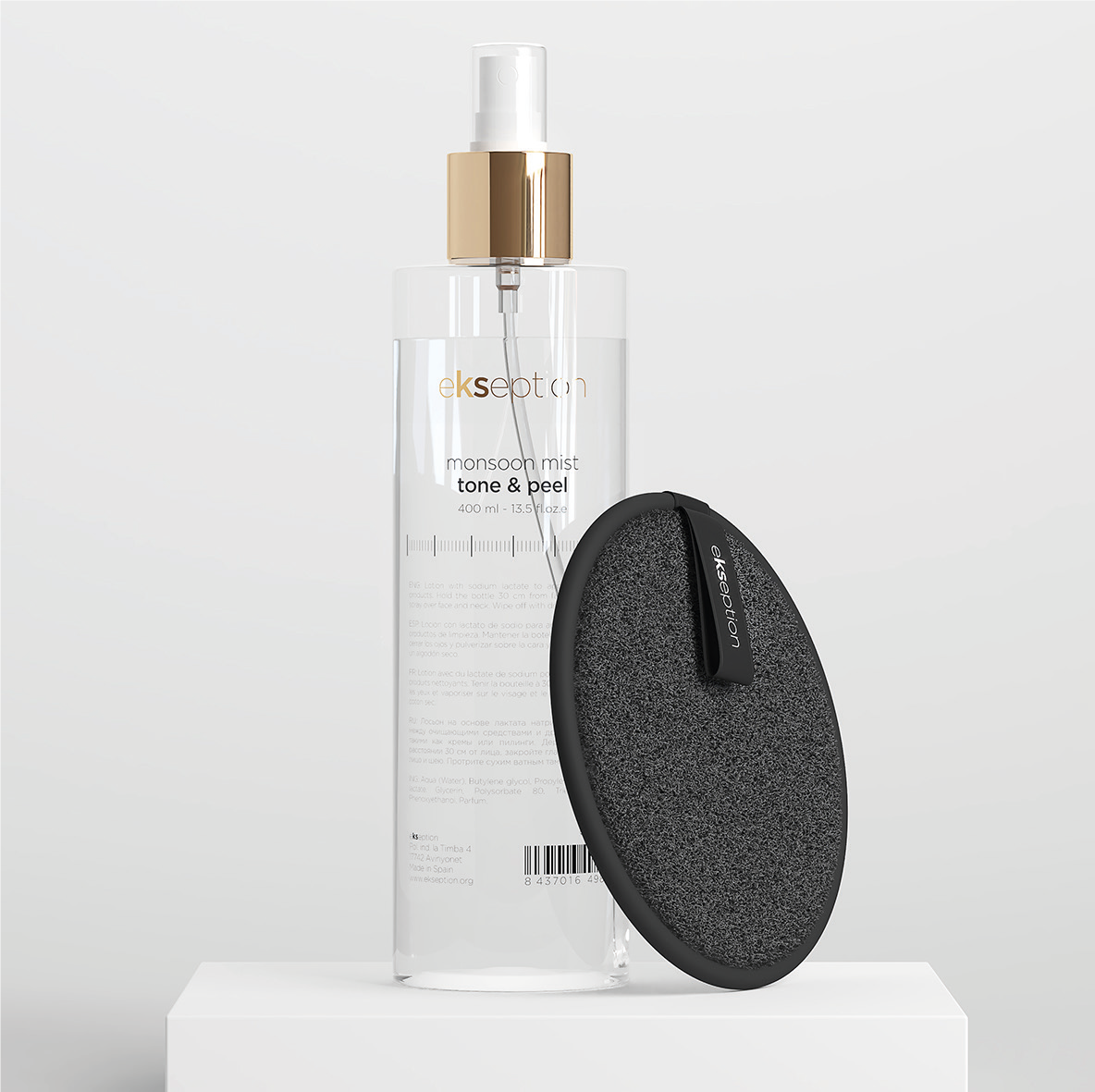 eKseption Monsoon Mist tone & Peel 400ml frissítő hidratáló permet